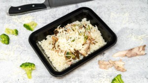 Smothered Chicken & Cheesy Cauliflower Skillet